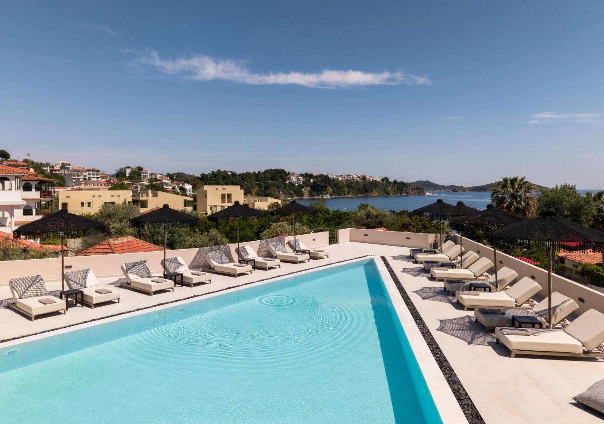 Nimfi Hotel, Skiathos メガリ・アモス エクステリア 写真
