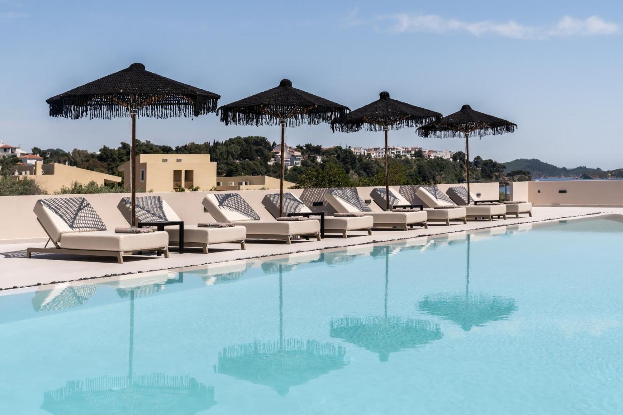 Nimfi Hotel, Skiathos メガリ・アモス エクステリア 写真